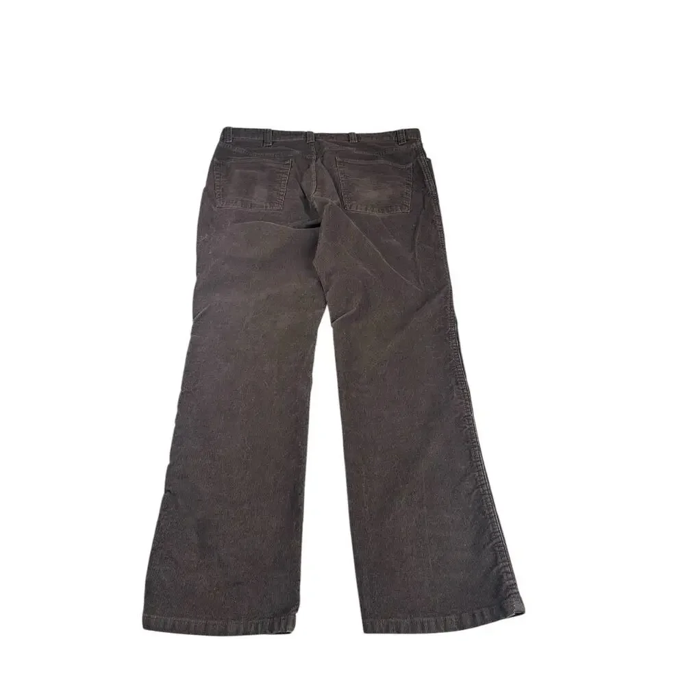 LL Bean Country Corduroy Pants Men 36x29 Stretch Brown Standard Fit Outdoor